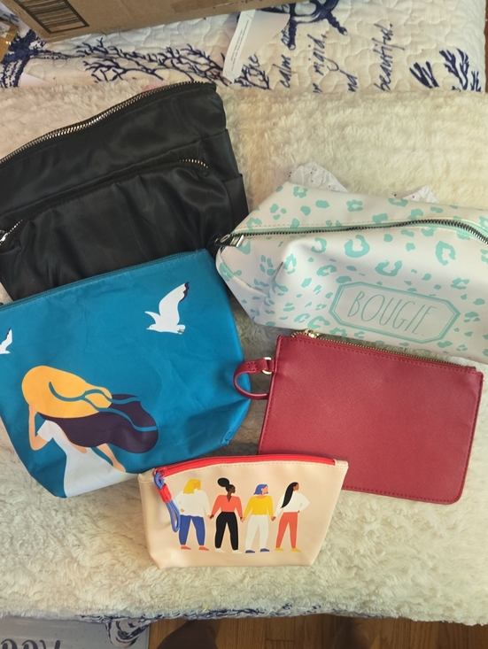 Handbags - 5 Women’s Makeup Bags